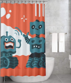 Bonamaison Shower Curtain, Size: 155x220 cm-388