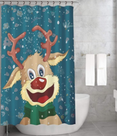 Bonamaison Shower Curtain, Size: 155x220 cm-389