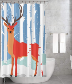 Bonamaison Shower Curtain, Size: 155x220 cm-390