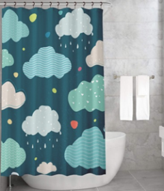 Bonamaison Shower Curtain, Size: 155x220 cm-410