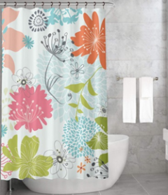 Bonamaison Shower Curtain, Size: 155x220 cm-417