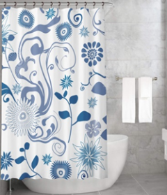 Bonamaison Shower Curtain, Size: 155x220 cm-419