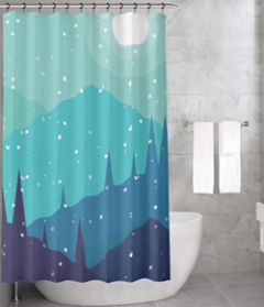 Bonamaison Shower Curtain, Size: 155x220 cm-435