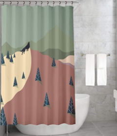Bonamaison Shower Curtain, Size: 155x220 cm-441