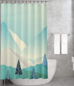 Bonamaison Shower Curtain, Size: 155x220 cm-443