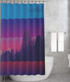 Bonamaison Shower Curtain, Size: 155x220 cm-450