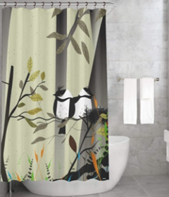 Bonamaison Shower Curtain, Size: 155x220 cm-451
