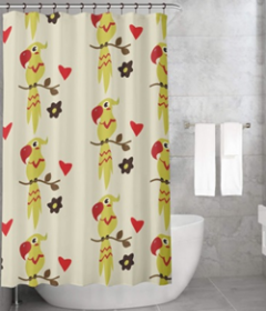 Bonamaison Shower Curtain, Size: 155x220 cm-454