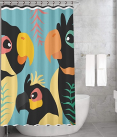 Bonamaison Shower Curtain, Size: 155x220 cm-456
