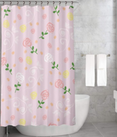 Bonamaison Shower Curtain, Size: 155x220 cm-468