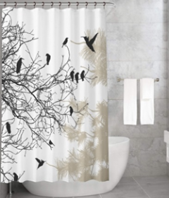 Bonamaison Shower Curtain, Size: 155x220 cm-484