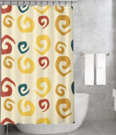 Bonamaison Shower Curtain, Size: 155x220 cm-487