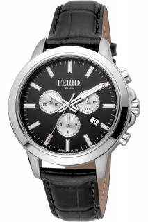 Ferrè Milano watch - GNT CHR LTH BLK FM1G153L0021