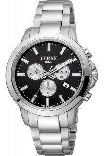 Ferrè Milano watch - GNT CHR SS BLK FM1G153M0071