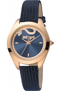 Just Cavalli Lady Animalier watch - LAD LTH BLU JC1L210L0235