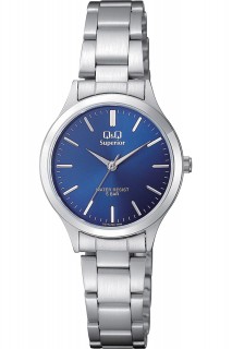 Q&Q Superior watch - LAD 3H SS BLU