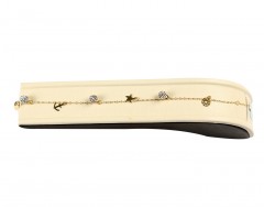 Swarovski Crystal 18K Gold Bracelet