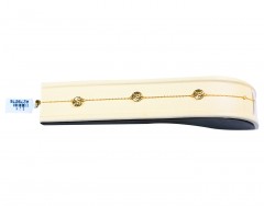 Flowers Design 18K Gold Bracelet
