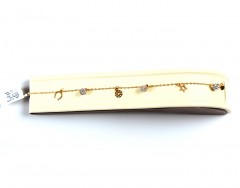 Swarovski Crystal 18K Gold Bracelet