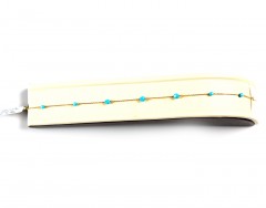 Blue Balls Design 18K Gold Bracelet