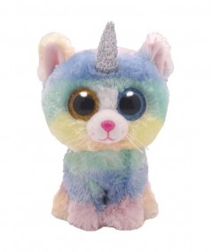 Beanie Boos Cat Heather W/Horn Reg 8In