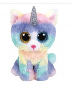 Beanie Boos Cat Heather Horn Pastel Med