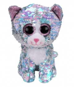 Boos Flippable Cat Whimsy Blue Reg 6In