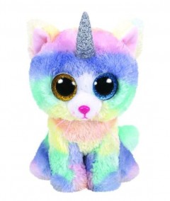 Beanie Boos Cat Heather Horn Pastel Lrg