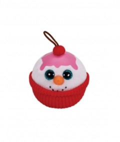 Beanie Ballz Flakes C.Cake Clip Xmas 3In