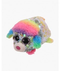 Teeny Flippable Poodle Rainbow 2In