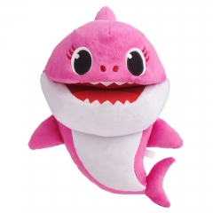 Babyshark Puppet Mother Shark Pink B/O