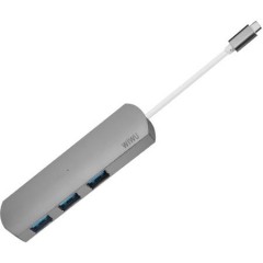 Wiwu Usb Type-C 3 In 1 Hub Tch01