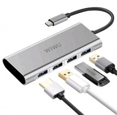 ابولو 4 في 1 من Wiwu Usb-C Hub A440