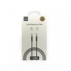 Wiwu 3.5 Stereo Aux Cable Black Yp01