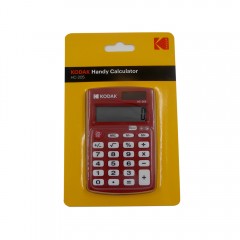 Kodak Hc-205 8 Digit Handy Calculator Kt-187Ap Red