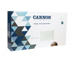 Cannon Memory Foam Stdrd Pillow 70X40+14