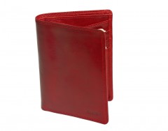 Guidi Leather Wallet R6358_Red