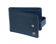 محفظة جلدية من جودي باللون الازرق -R7587