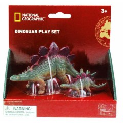 Natgeo  Stegosaurus Dinosaur Figurines 2 Pieces