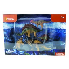 Natgeo Play Set With Dinosaurs Figurines 5 Pieces