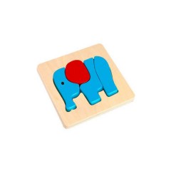 Tooky Toys Mini Puzzle - Elephant