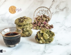 New York Pistachio cookies.. box of 12 pieces RO 6/-