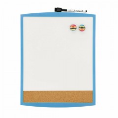 Rexel Joy 360X280Mm Magnetic Board 2104180  Blue