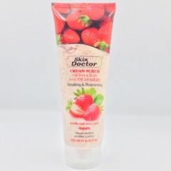 Skin Doctor Cream Face & Body scrub 200ml Strawberry