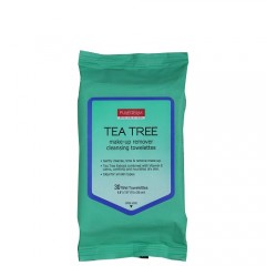 Purederm Tea Tree Make-Up Remover Cleansing Towelettes