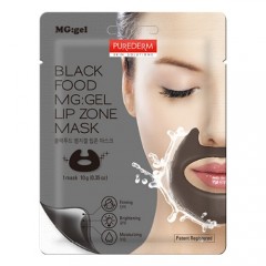 Purederm Black Food MG:GEL Lip Zone Mask