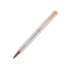 Dion Villard ball pen chrome and rose gold color DVP19021