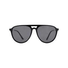 Dion Villard Men sunglasses, Black \ Gold color frame, metal with acetate material, Brow-line shape DVSG19015B