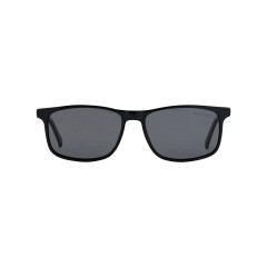 Dion Villard Men sunglasses, black color frame, acetate material, Wayfarer Shape DVSG1901B