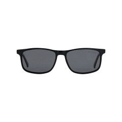 Dion Villard Men sunglasses, black color frame, acetate material, Wayfarer Shape DVSG1901B